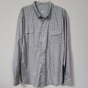 Huk Performance Shirt Mens XL Plaid Vented Lightweight Fishing Sportsman